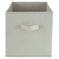 thumbnail image 5 of Simplify Collapsible Fabric Storage Box in Ivory, 5 of 7