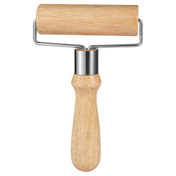 -head Wooden Flour Stick Kitchen Rough Wooden Handle Rolling Pin Roller Rod Effort Saving Rolling Pin Practical Baking Tools