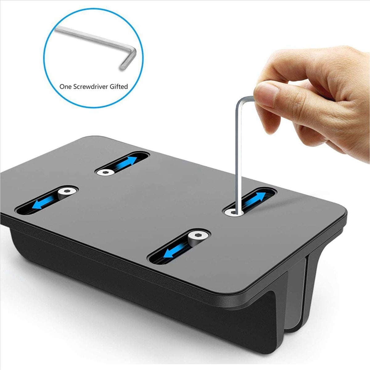 2X Vertical Laptop Stand Holder, Adjustable Laptop Holder Desktop Stand with Adjustable Dock Size (Up to 17.3 Inches)