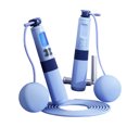 thumbnail image 1 of Xingzhi Speed Digital Counter Jump Rope For Professional Cordless Skip Rope Lose Weight Counting Fitness Jump J7b1,Intelligent Rope. Blue Weight Carrying Rope length 2.9M, 1 of 6