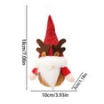 thumbnail image 6 of Xiwaer Christmas Decorations Plush Claus Christmas Tree Pendants Elk Snowman Christmas Plush Doll Ornaments For Xmas Home Indoor Festival Season Party Decor Z, 6 of 10