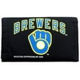 thumbnail image 1 of Milwaukee Brewers Nylon Trifold Wallet, 1 of 2