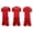 Red, variant on BRGZLK Girls's 2 Piece Sets Color Block Soccer Uniform Set Kids Sports Competition Team Short Sleeve V-Neck Top and Shorts Lightweight Breathable Set White 6-7 Years