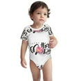 thumbnail image 2 of Xecao Happy Mother's Day (3) Pattern Baby Climbing Bodysuit Short Sleeve Onesie Unisex 0-12 Months Baby Shirt Newborn Outfits Crotch snap design-9M, 2 of 6