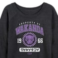 thumbnail image 3 of Marvel Black Panther - Property Of Wakanda - Women's French Terry Pullover Sweatshirt, 3 of 5