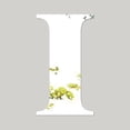 thumbnail image 2 of Panxico Stickers Home Decor Mirror Wall Sticker 26 Letters DIY Art Mural Home Decor Acrylic Decals Silver I I, 2 of 2