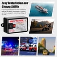 thumbnail image 3 of Almencla Car Controller Volume Switching High Performance Electric Speaker 10 Sound Effects, 3 of 8