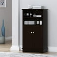 thumbnail image 2 of Spirich Bathroom Storage Cabinet with Double Doors & Adjustable Shelves, Free Standing Organizer (Espresso), 2 of 8