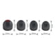 thumbnail image 2 of unbranded 8 Pares De Tapones De Silicona Suaves Para Auriculares Reemplazo Cómodo Uso Diario, 2 of 8