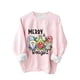thumbnail image 2 of ICHUANYI Clearance Women Fashion Christmas Print Crewneck Long Sleeve Loose Sweatshirt Tops(Pink, L) ICHUANYI WER2023081509552, 2 of 5