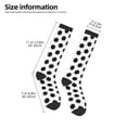 thumbnail image 4 of Fotbe Soccer Ball print Women's Men's Novelty Crew Socks Cotton Socks Knee High Socks for Walking,Running,Nurses,Pregnancy, 4 of 8