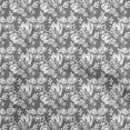 thumbnail image 1 of oneOone Cotton Poplin Gray Fabric Floral Craft Projects Decor Fabric Printed By The Yard 42 Inch Wide, 1 of 4