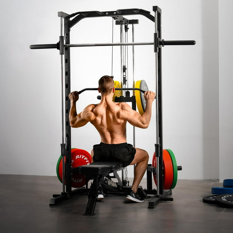 Squat Machine Valor Fitness Smith Machine 500lb Capacity Home