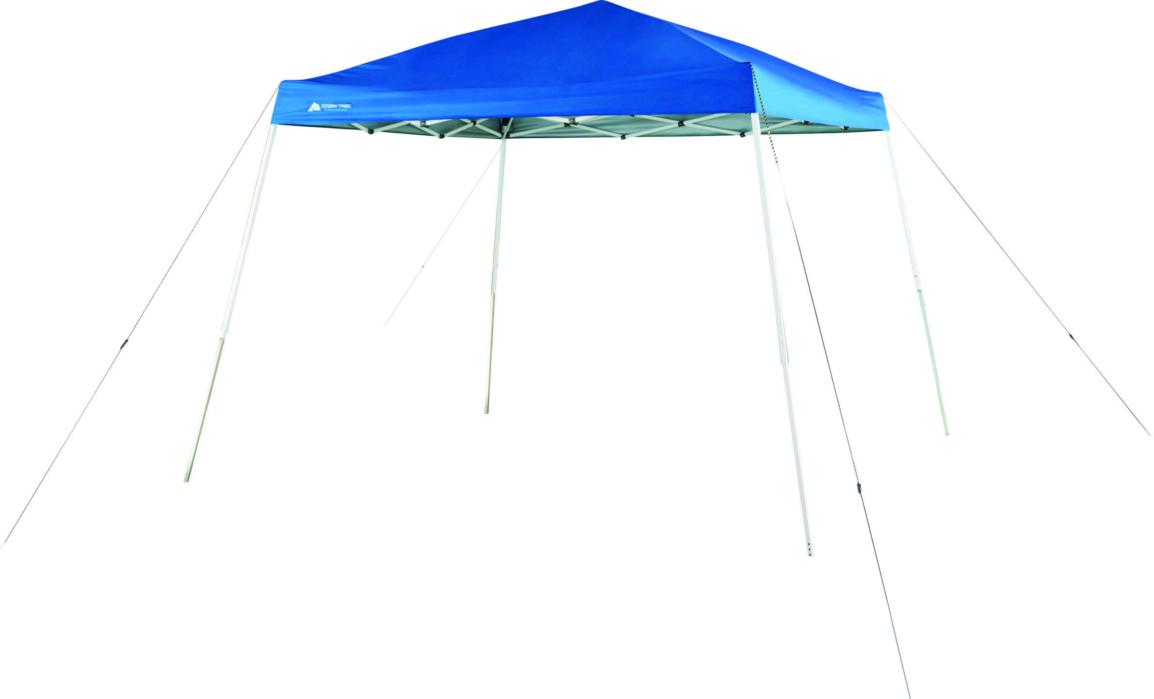 Ozark Trail 10' x 10' Instant Pop-up Slant Leg Canopy Outdoor Shading Shelter, Blue - image 2 of 10