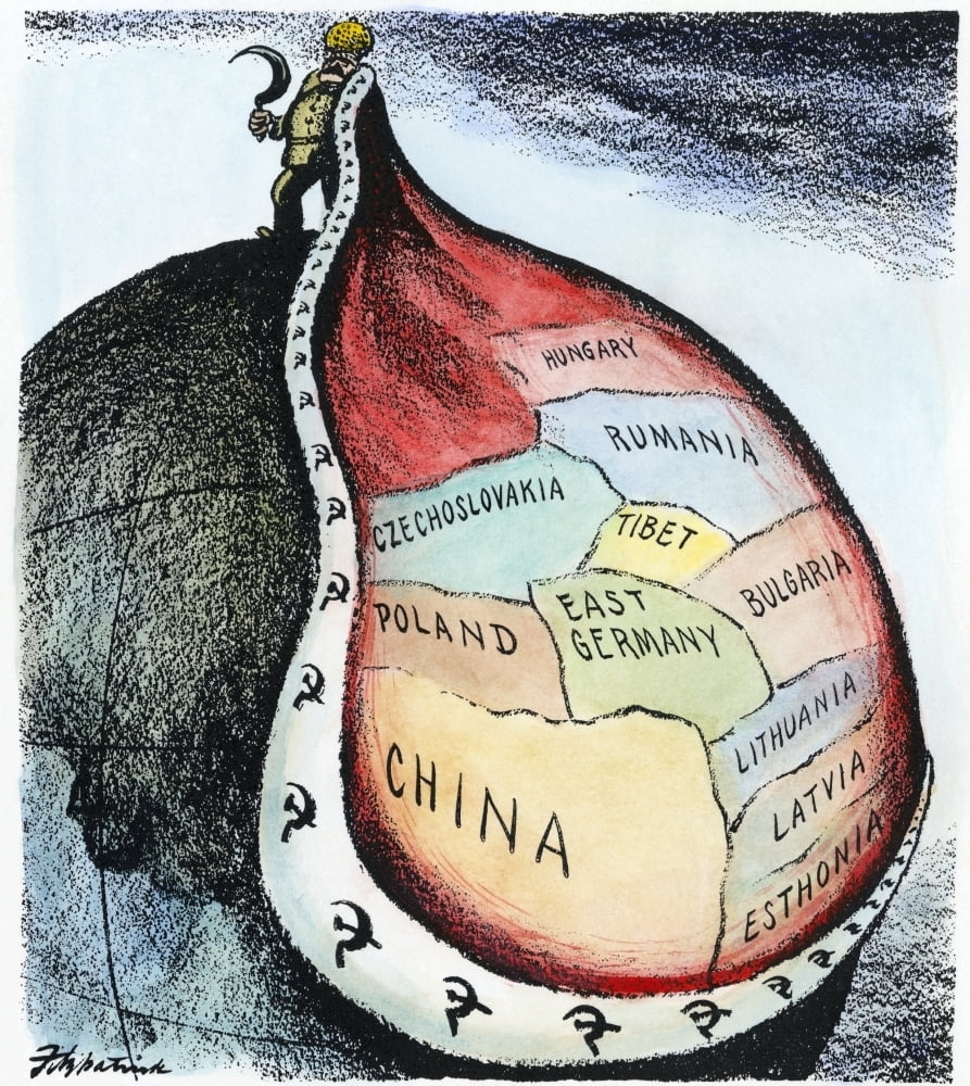 Russia Imperialism, 1951. /N'The New Imperialism.' American Cartoon On