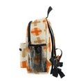 thumbnail image 4 of FORMRS Kids School Backpack with Front Zippered Pocket 12" Student Travel Daypack, Beige Geometric Pattern, 4 of 6