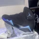 thumbnail image 1 of Ni - ke Air Jordan 7 Retro Men Sneaker Black/Chambray-Lt Graphite Size 10, 1 of 5