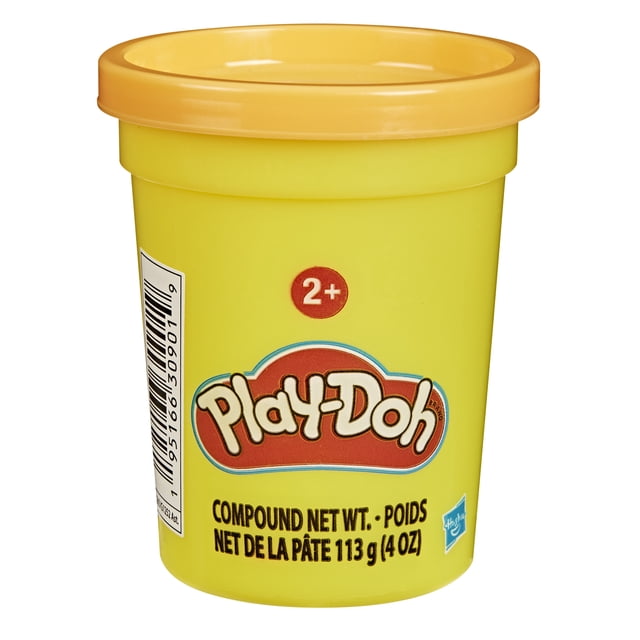 Play-Doh 4 Ounce Yellow-Orange Single Can, Arts & Crafts Toys for Kids 2+