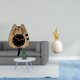 thumbnail image 2 of Reloj de pared con forma de gato y piña, silencioso, ideal para la cocina, la oficina o el hogar. Figura artificial para estantería o mesa. Regalo per, 2 of 8