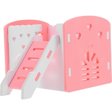 Pink Small Pet House for Hamster Supplies Decorate Safe and Reusable with Practical Design Ideal