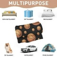 thumbnail image 5 of Basketball Blanket for Girls Boys, Soft Plush Orange Basketball Fuzzy Flannel Throw Blanket for Men Women Teen, Lightweight Cozy Fleece Blankets Gifts for All Season Sofa Bed Couch 40"x50", 5 of 8