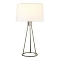 thumbnail image 3 of Evelyn&Zoe Nova 28" Modern Metal Table Lamp with White Drum Fabric Shade, 3 of 6