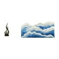 thumbnail image 1 of Escultura abstracta de fuego,Estatua de arte abstracto,adorno para decoración del hogar,Alfombra de área,Alfombra de área para sala de estar o dormitorio con diseño de ondas, 1 of 8