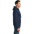 thumbnail image 3 of Port & Company ®  -  Essential Fleece Pullover Hooded Sweatshirt.  Pc90h 3Xl Navy, 3 of 4