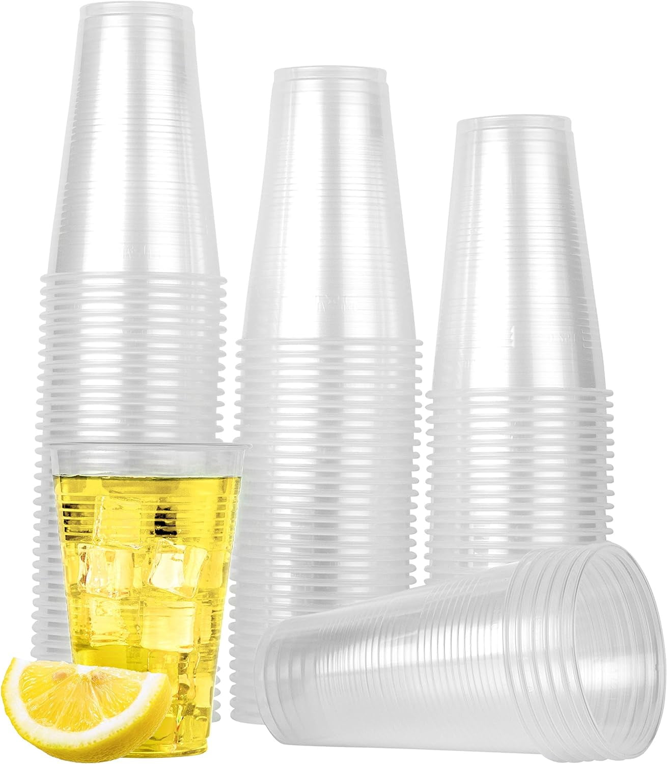 PLASTICPRO 12 Oz Clear Disposable Plastic Cups, Lightweight, Durable,  300-Pack - Walmart.com