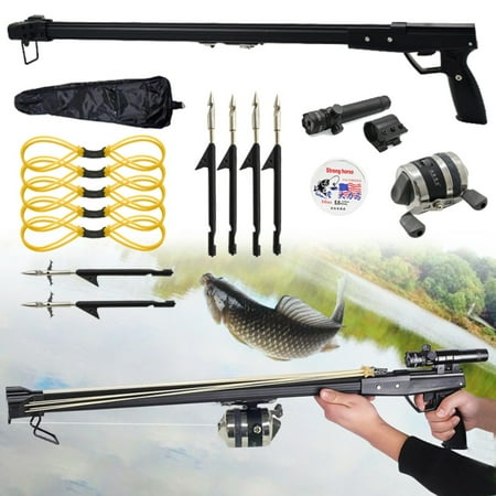 Piaoyu Adults Outdoor Shooting Slingshots Set Hunting Fish Slingshot Portable Fishing Tool