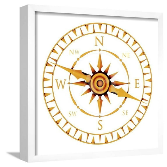 Compass Rose, Framed Art Print Wall Art by PASIEKA Sold by Art.Com