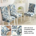 thumbnail image 5 of Set of 4 Wildflower Botanical Dining Chair Covers Romantic Nature Print Washable Polyester Stretch Slipcovers Removable Protector for Artistic Home Decor, 5 of 7
