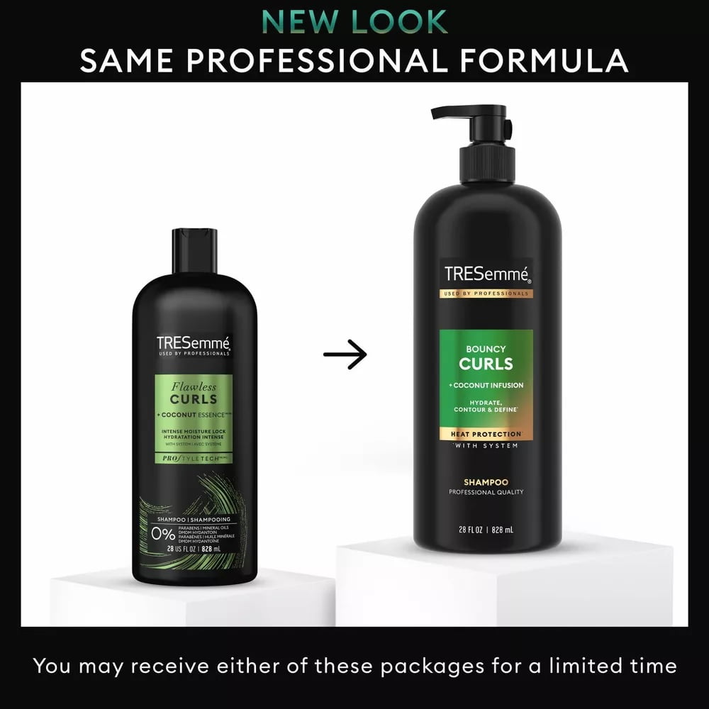 Tresemme Shampoo Bouncy Curls 28 Ounce (Pack of 2)
