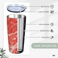 thumbnail image 6 of Kll Beef Steaks Stainless Stainless Steel Vacuum Insulated Coffee Cup 20 Oz Lids And Straws,1 Metal Straws,1 Cleaning Brush, 6 of 9