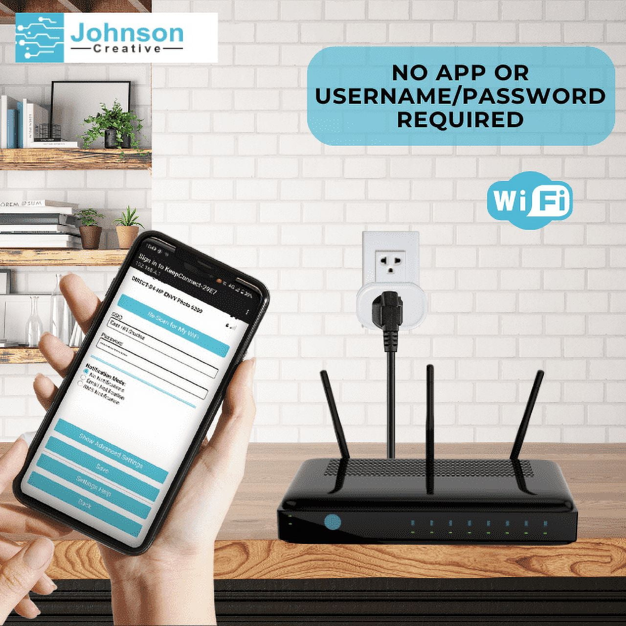 Keep Connect Router Wi-Fi Reset Device. Automatic Internet Router and Modem Rebooter. Sends SMS or Email Notifications