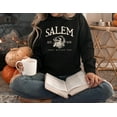 thumbnail image 3 of Salem 1692 Graphic Halloween Sweatshirt, Retro Witchy Pullover, Spooky Fall Crewneck, 3 of 6