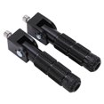 thumbnail image 2 of 1 Pair Universal Motorcycle Footrests Rear Set Footpegs with 8mm Mounting Bolts Replacement for Aprilla, 2 of 5