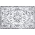 thumbnail image 3 of 2x3 Modern Gray Small Area Rug, Throw Mat for Indoor Entry | Ideal for Kitchen or Bathroom Rugs 2' x 3', 3 of 10