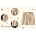 thumbnail image 5 of LWNYDPLSD 2 Pack Toddler Boy's Shorts Boy Athletic Short Pants Teen Boys Sports Lightweight Running Shortalls Baby Boys Outdoor Summer Active Short Tween Boys Clothes Pack of 2, 5 of 7
