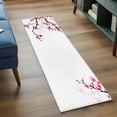 thumbnail image 3 of 2'x6' Rug Runners for Hallways Kitchen, Cherry Blossoms Non Slip Entryway Beside Floor Carpet Runner, Pink Pastoral Modern Gradient Spring Washable Laundry Room Bedroom Throw Rugs Mat for Family Pet, 3 of 8