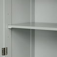 thumbnail image 7 of Tall Bathroom Storage Cabinet, Wooden Storage Cabinet with Doors, Freestanding Storage Cabinet with Drawers and Adjustable Shelf, Painted Finish, 7 of 7