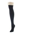 thumbnail image 2 of MeMoi Lace Top Cable Knit Cotton Blend Knee High Sock - Mens - Male, 2 of 4