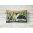 thumbnail image 2 of Dog Portrait/Landscape Painting Fabric Decorative Pillow, 2 of 3