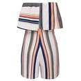 thumbnail image 4 of Women's Strapless Off Shoulder Printed Beachwear Short Rompers Jumpsuits, 4 of 5