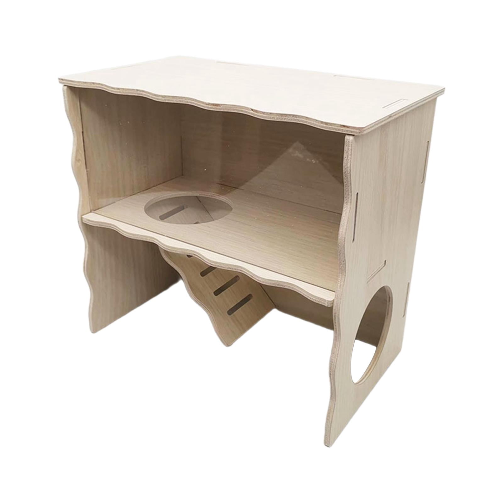 oshhnii Pet Animal Hide Hideout Guinea Pig Cottage Hamster Cage for Mice Dwarf Mouse