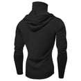 thumbnail image 4 of Sun Protection Suit for Men, Long Sleeve Hooded Shirt with Patchwork, Quick Dry Cool Pullover Top, 4 of 4