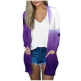 thumbnail image 2 of Cardigan Manteau Décontracté de Mode pour Femmes à Imprimé Floral d'Halloween, Longueur Moyenne, Kaki, P, 2 of 5