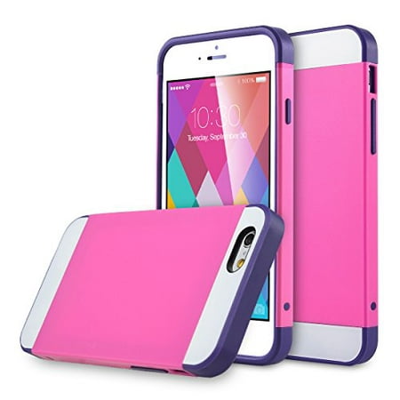 ULAK Hybrid Protective Slim Case for iPhone 6 Plus and iPhone 6s Plus (5.5 inch) Dual Layer Premium Cover with Card