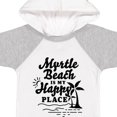 thumbnail image 4 of Inktastic Myrtle Beach is My Happy Place with Palm Trees Boys or Girls Baby Bodysuit, 4 of 5