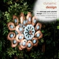 thumbnail image 3 of Alpine Corporation 85"H Antique Flower Kinetic Wind Spinner Garden Stake, 3 of 11